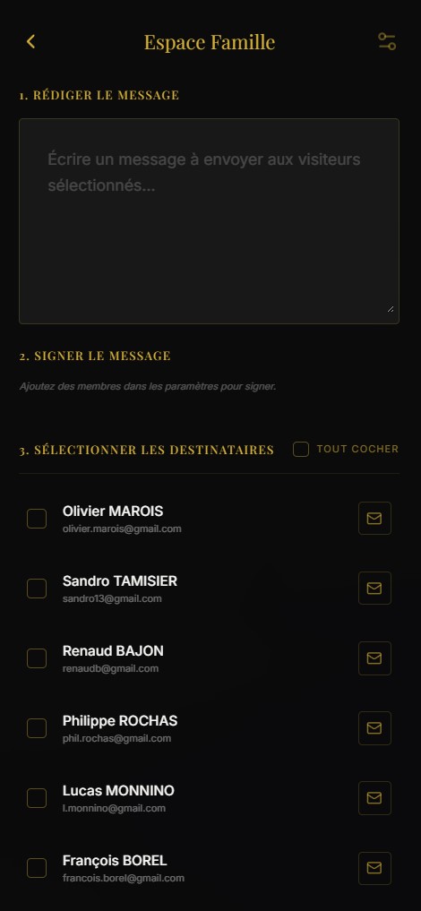 Section Visiteurs